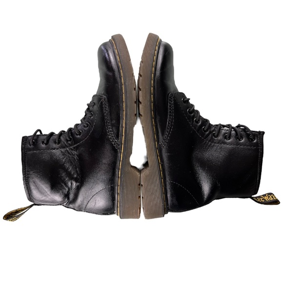 Doc DR Martens Delaney Boots 1460 Lace-Up black combat Unisex Kids Size 3 - Picture 10 of 17